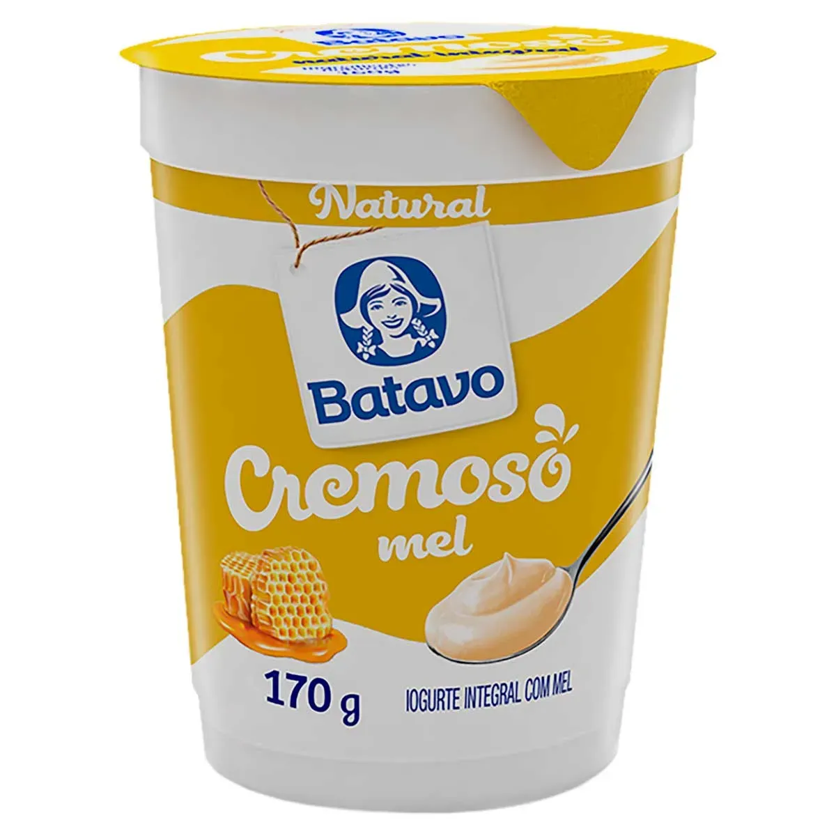 Iogurte Integral Mel Batavo 170G