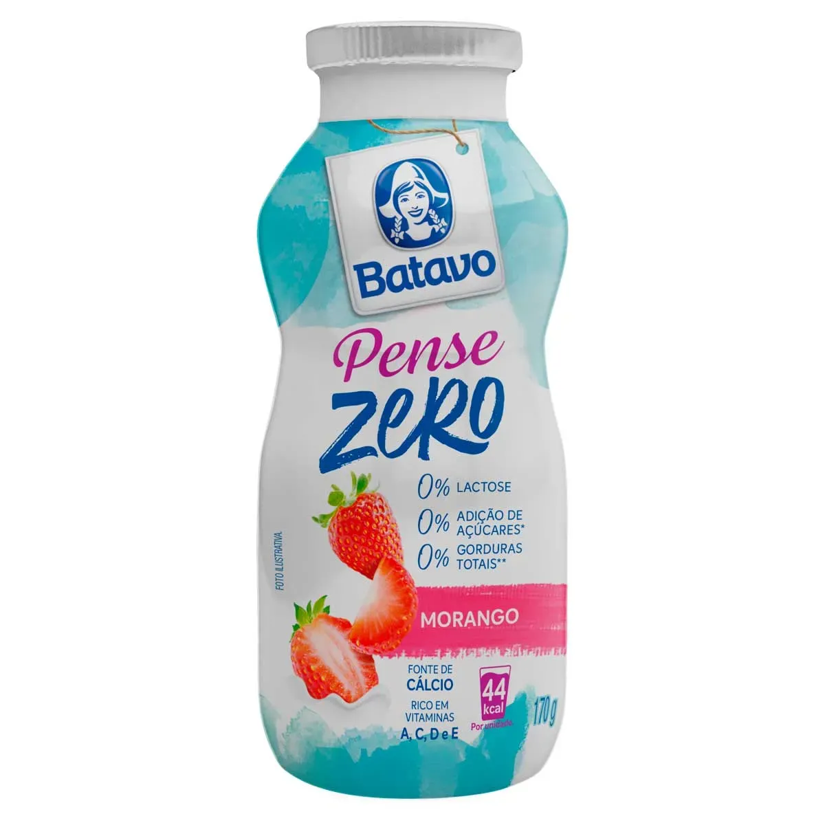 Bebida Láctea Fermentada de Morango Batavo 170G