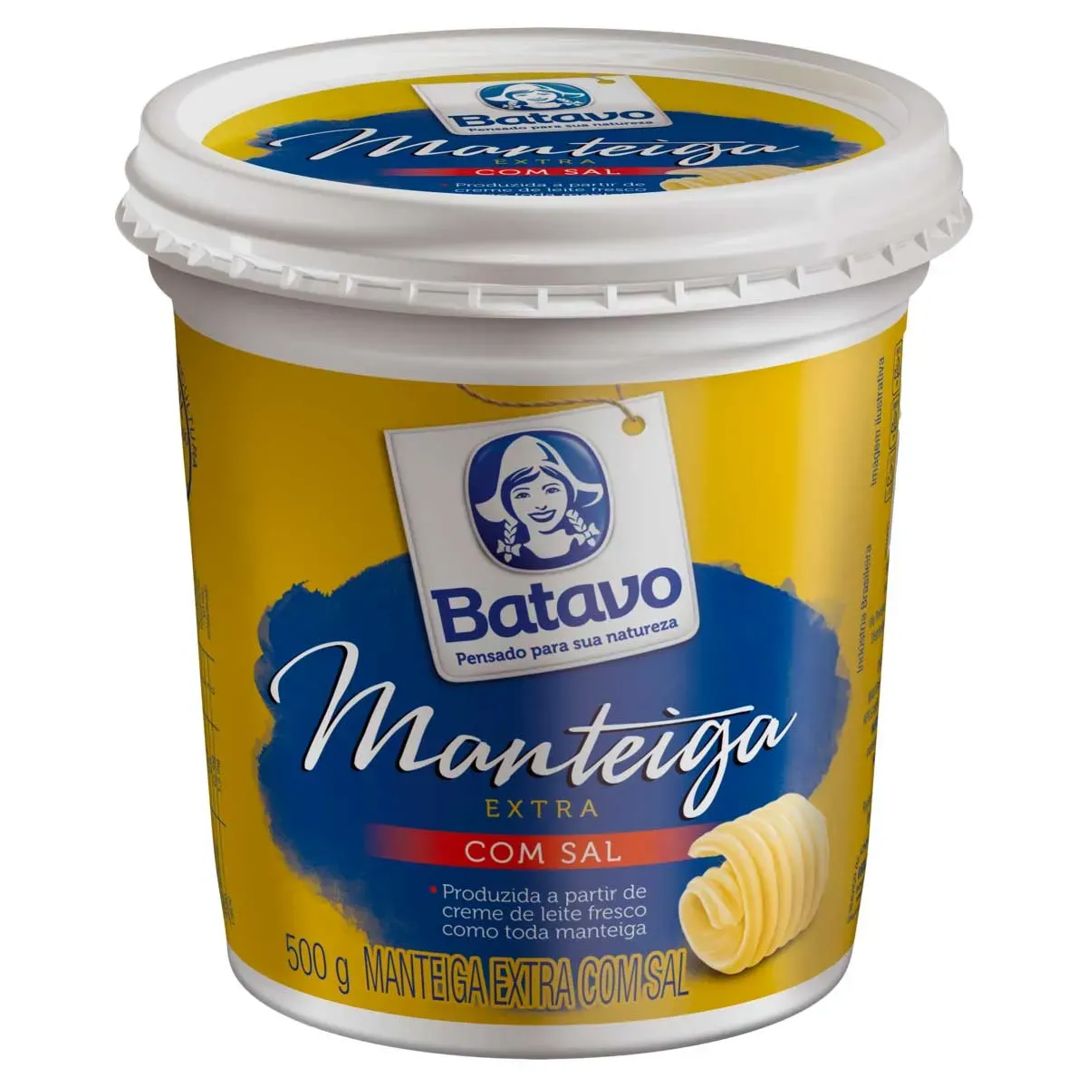 Manteiga Extra com Sal Batavo 500G