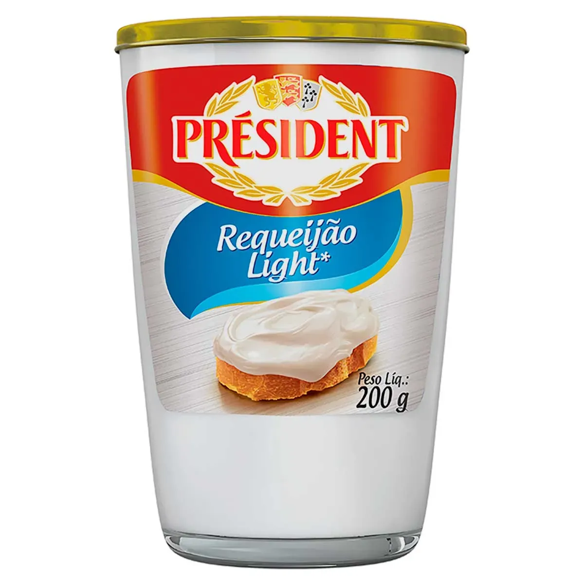 Requeijão Light Zero Lactose Président 200G