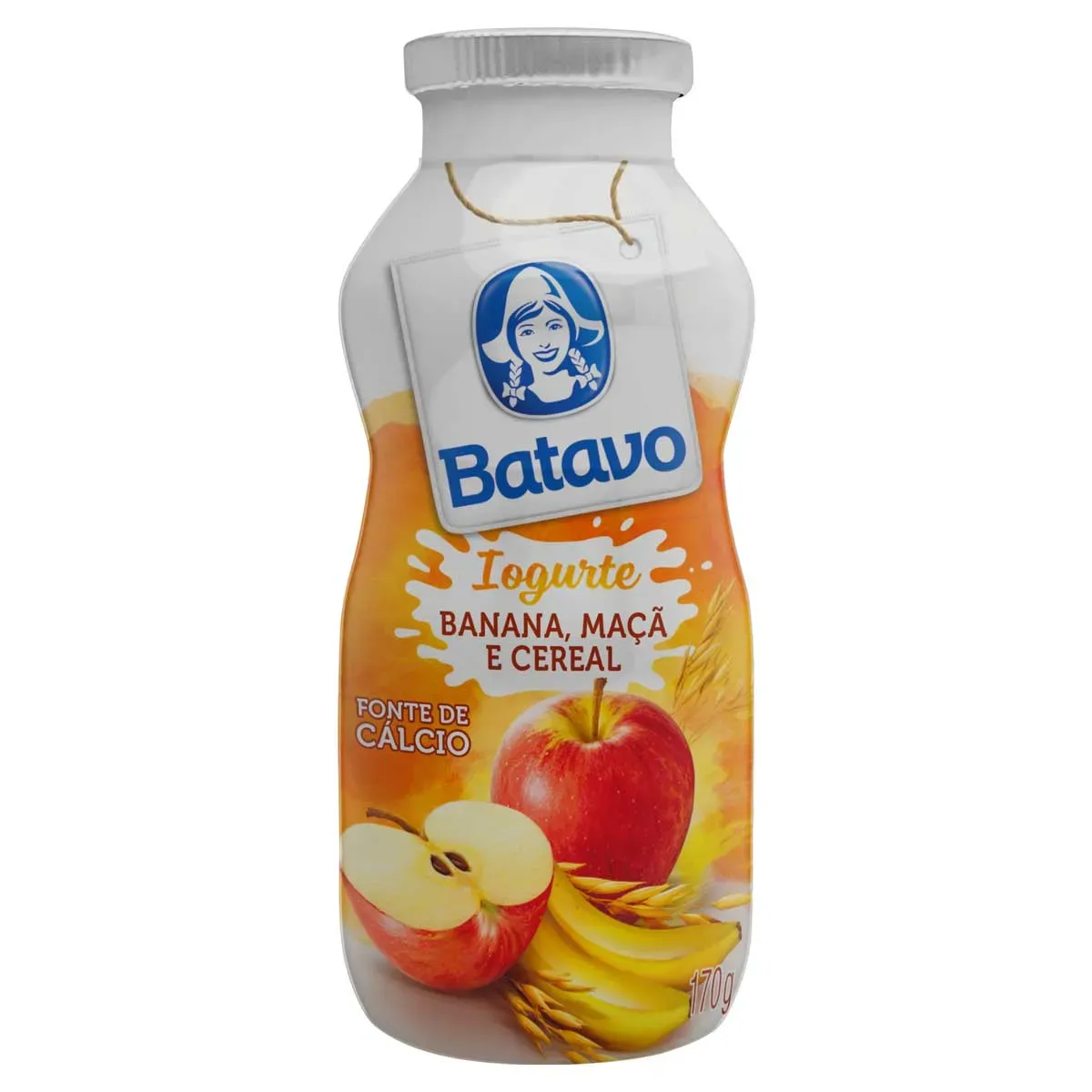 Iogurte Semidesnatado Banana, Maçã Batavo 170G