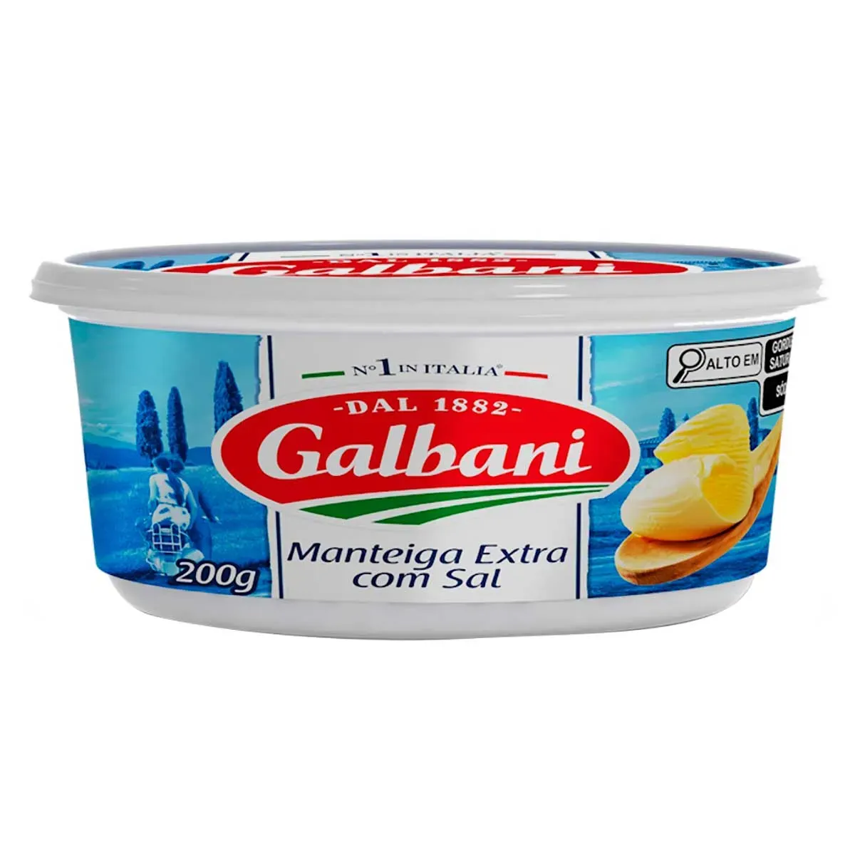Manteiga Extra com Sal Galbani 200G