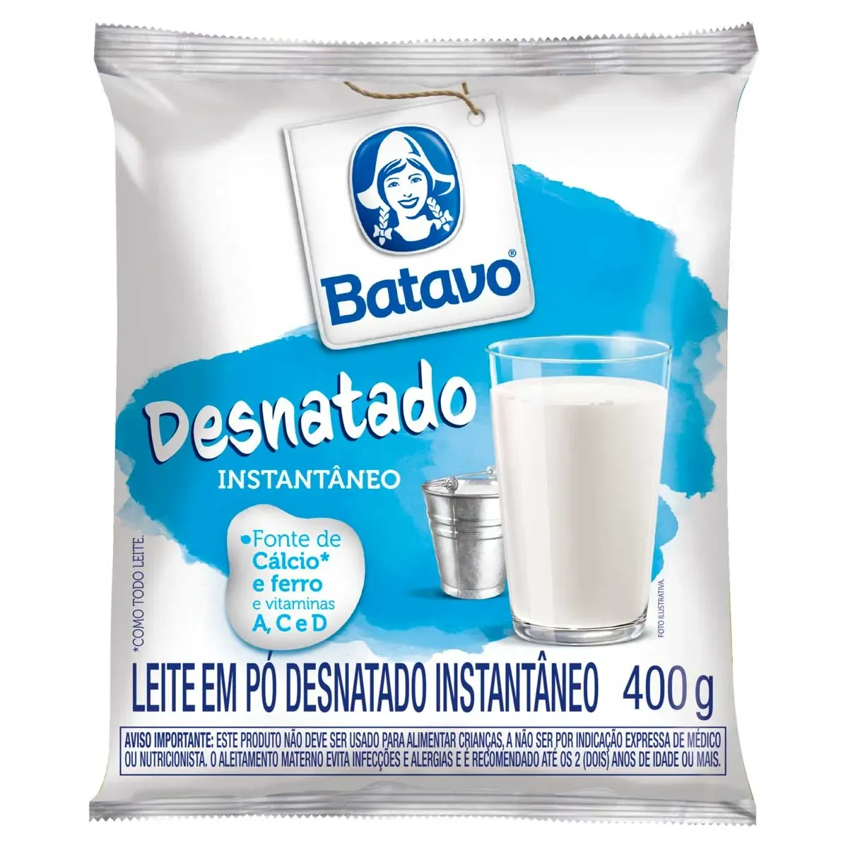 Leite Pó Instantâneo Desnatado Batavo 400G