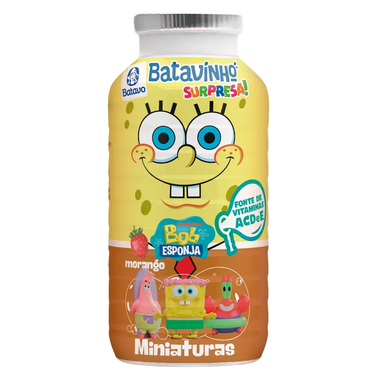 Iogurte Morango Bob Esponja Batavinho Batavo 110G