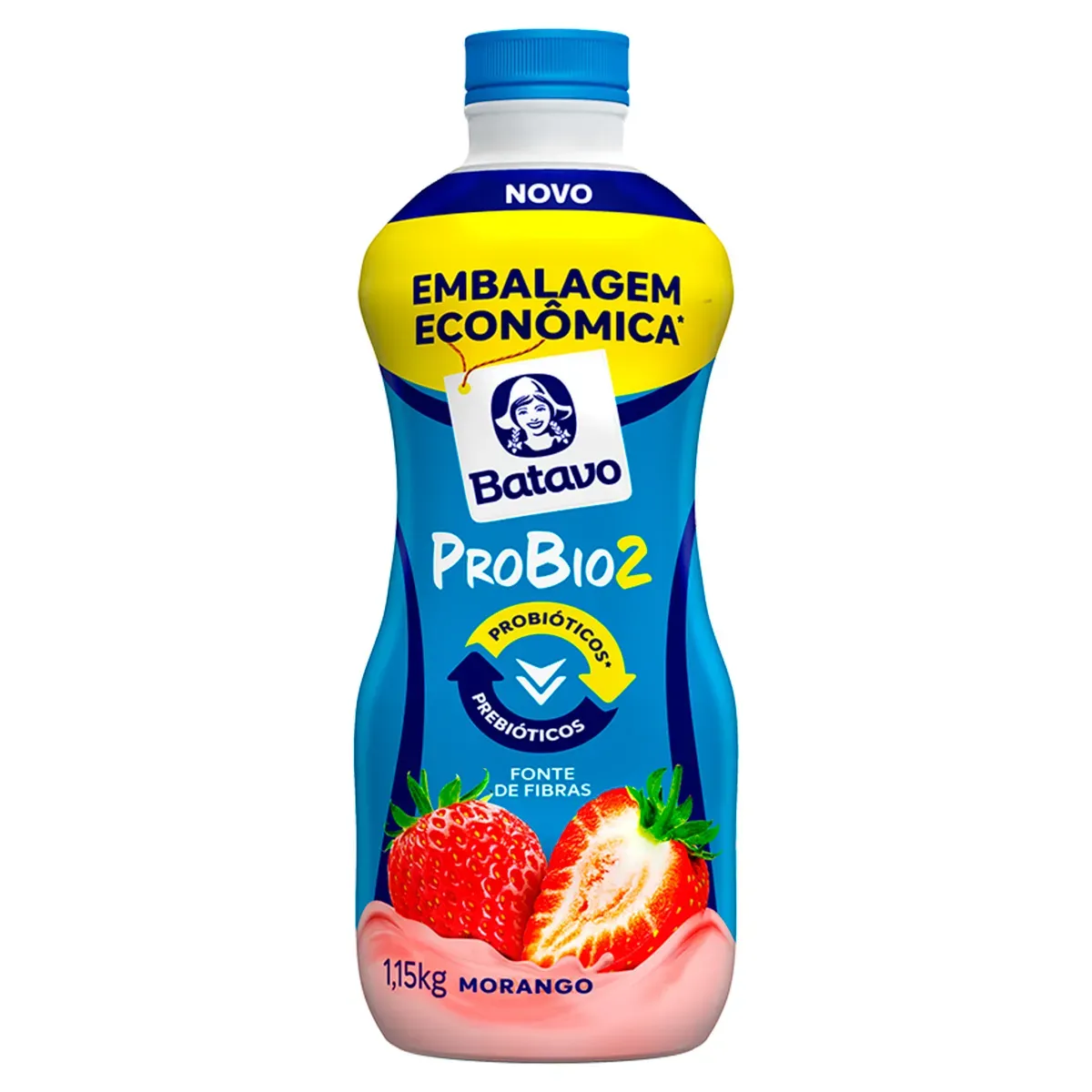 Iogurte Morango Probio2 Batavo 1,15KG