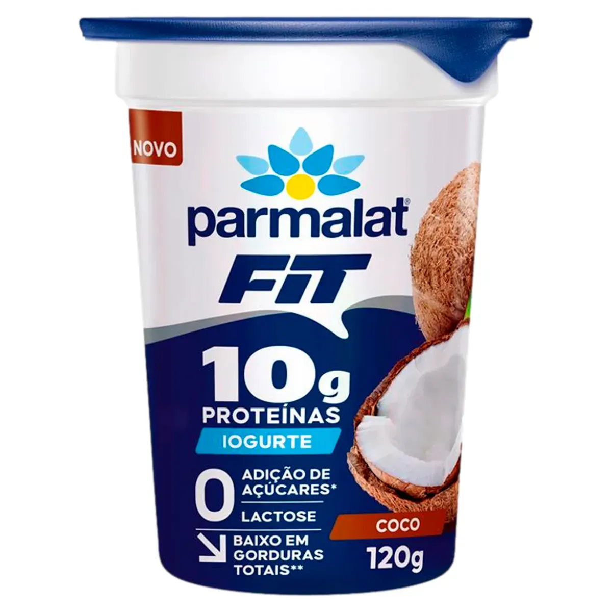 Iogurte Semidesnatado Coco Zero Parmalat 120G