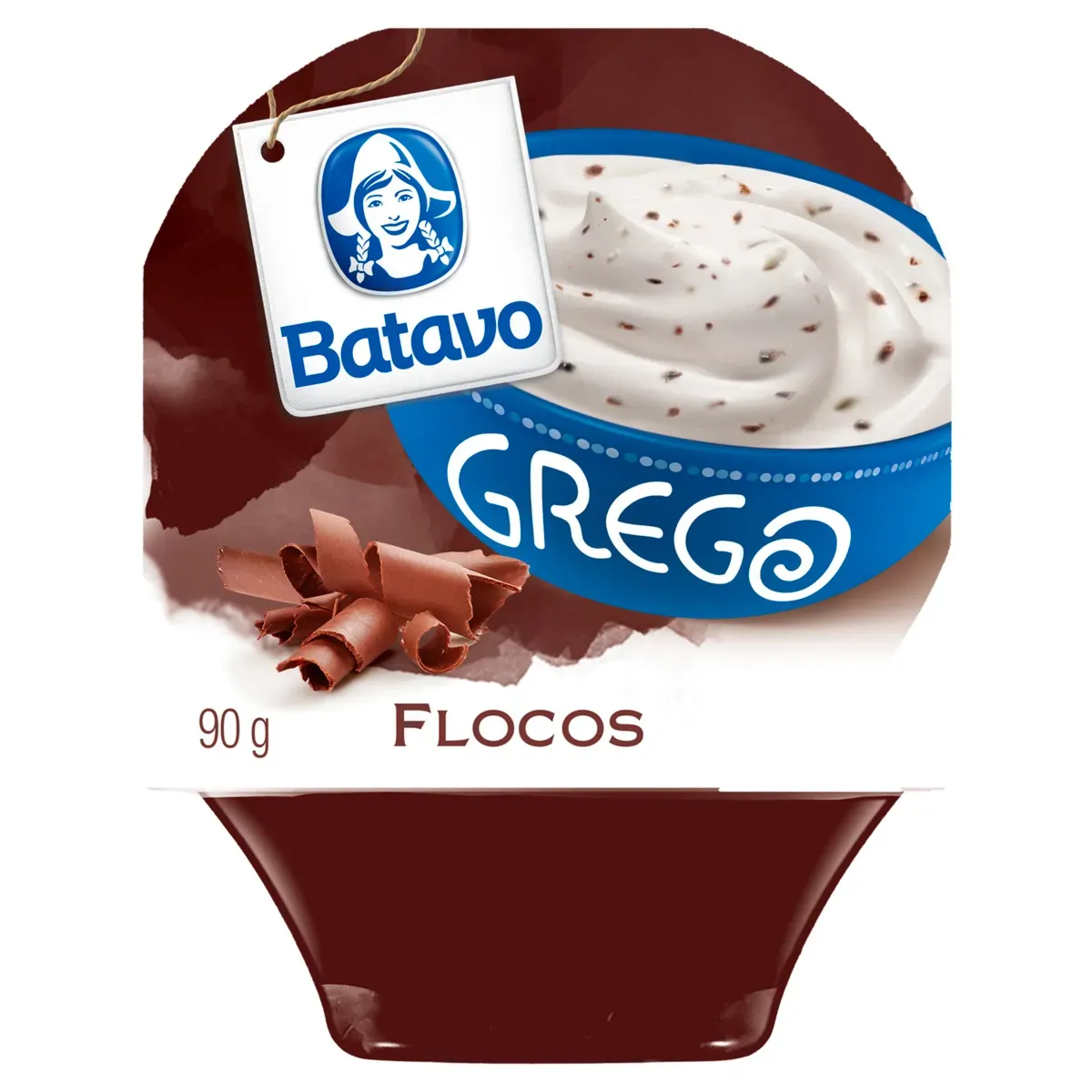 Iogurte Grego Flocos Batavo 90G