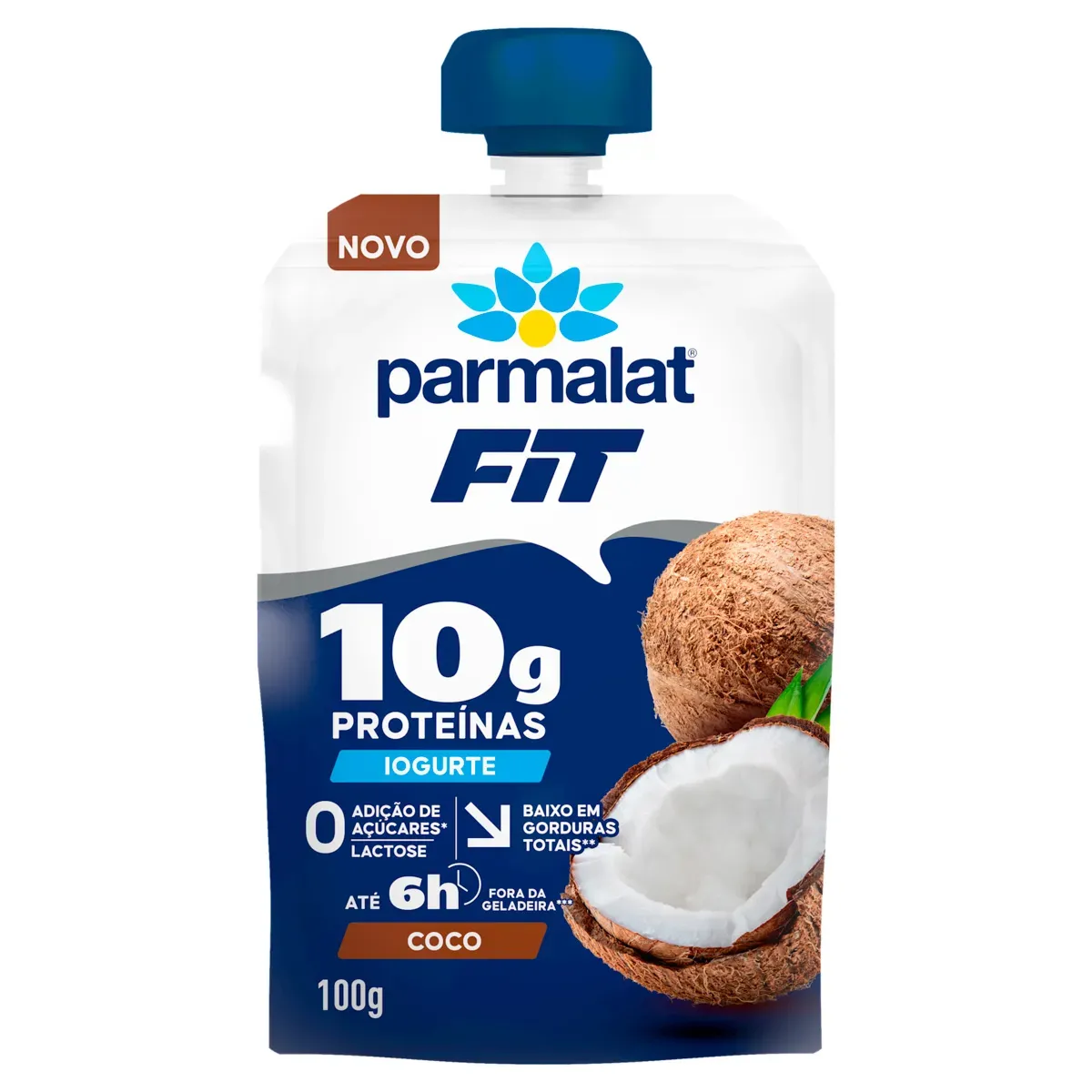 Iogurte Coco Zero Lactose Fit Parmalat 100G