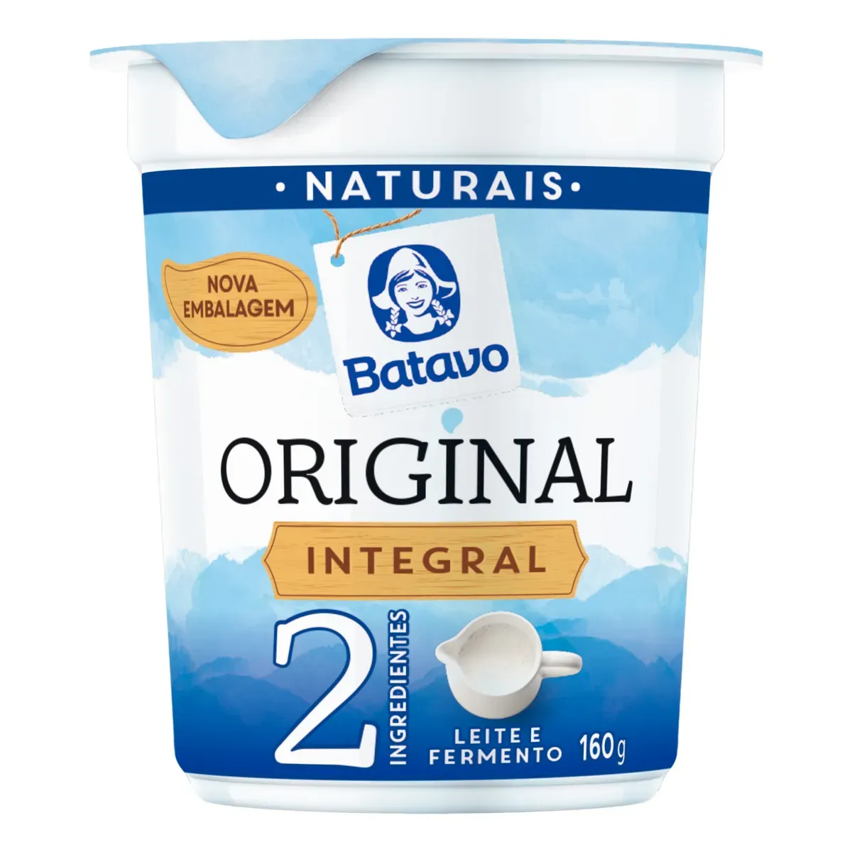 Iogurte Integral Copo Batavo 160G