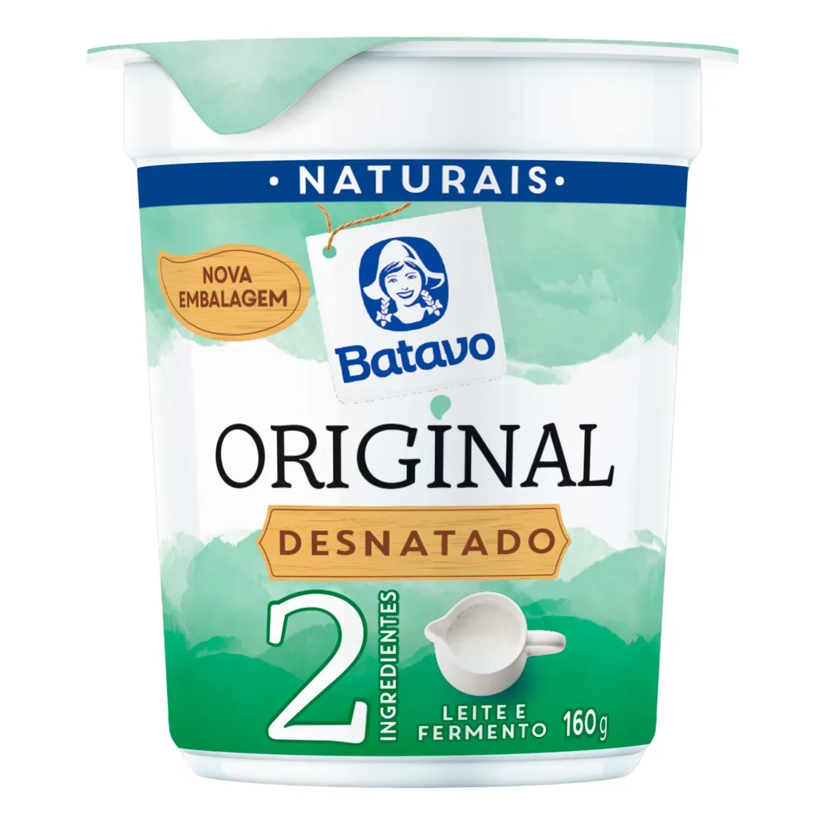 Iogurte Desnatado Copo Batavo 160G