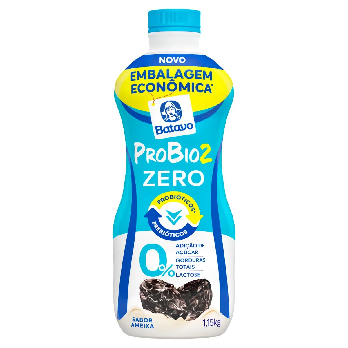 Iogurte Desnatado Ameixa Zero Batavo 1,15KG