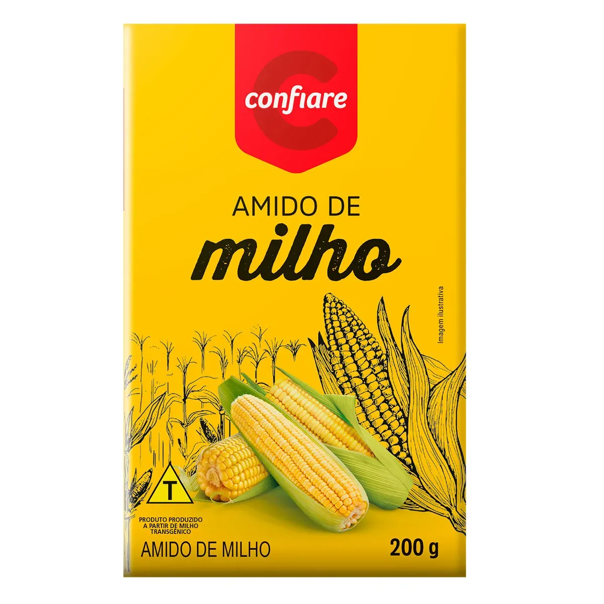 Amido de Milho Confiare 200G
