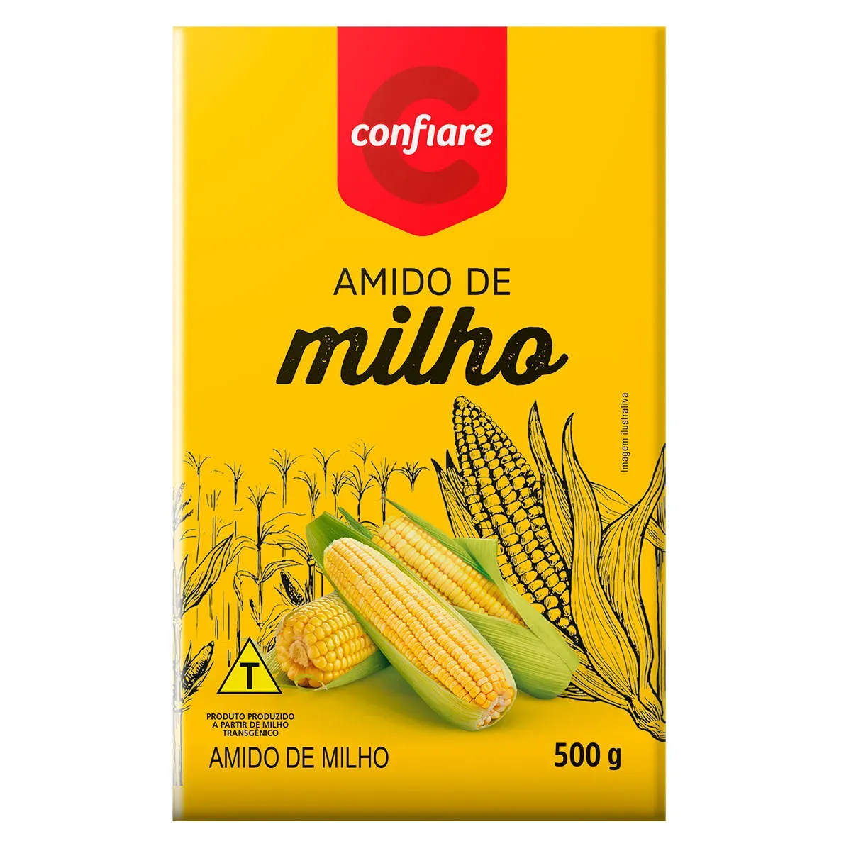 Amido de Milho Confiare 500G