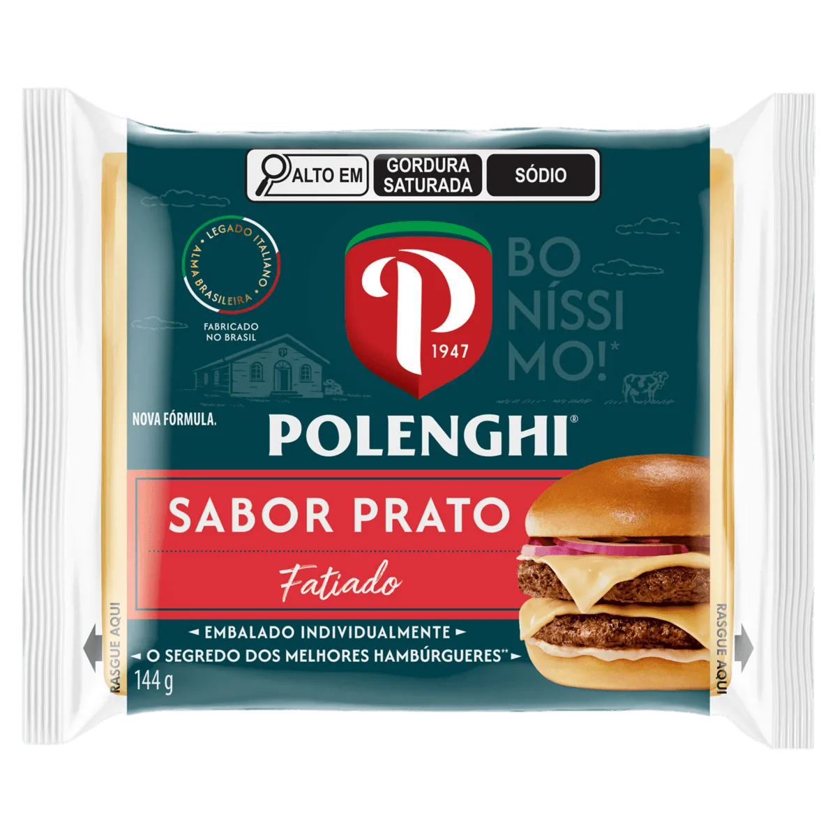 Queijo Prato Sandwich-In Polenghi 144G