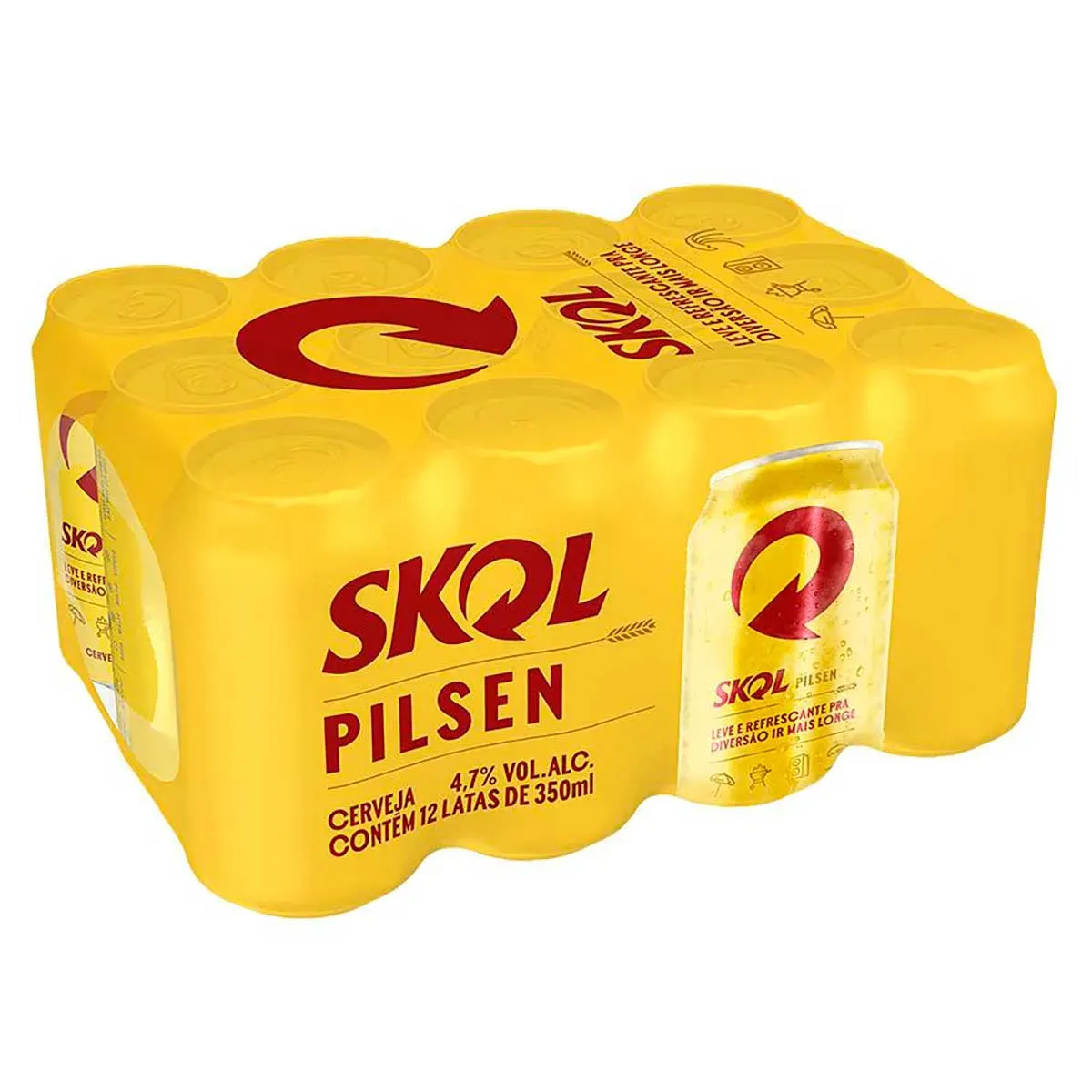 Cerveja Skol Pilsen Lager 350ML