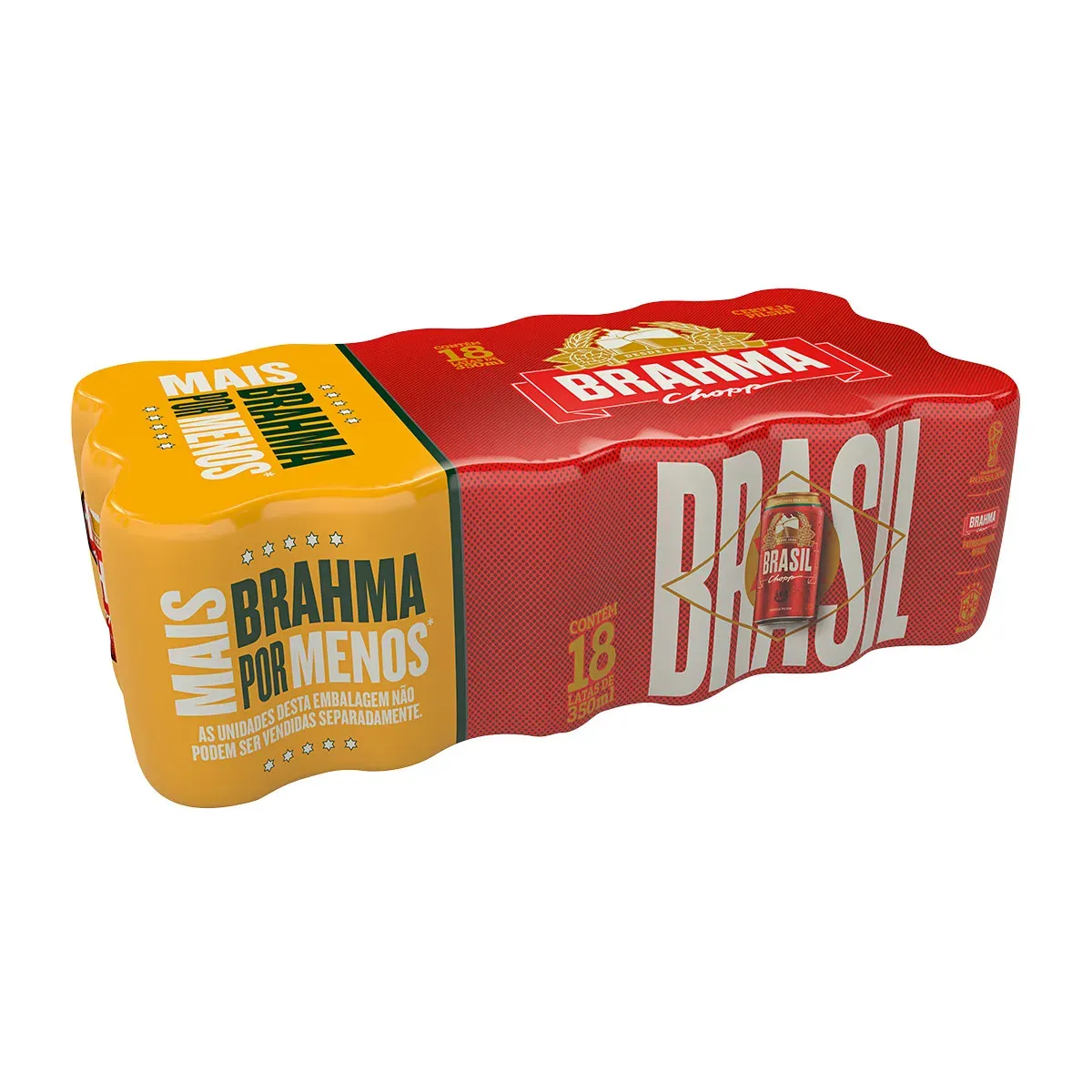 Cerveja Brahma Chopp Pilsen 18 Latas 350ML