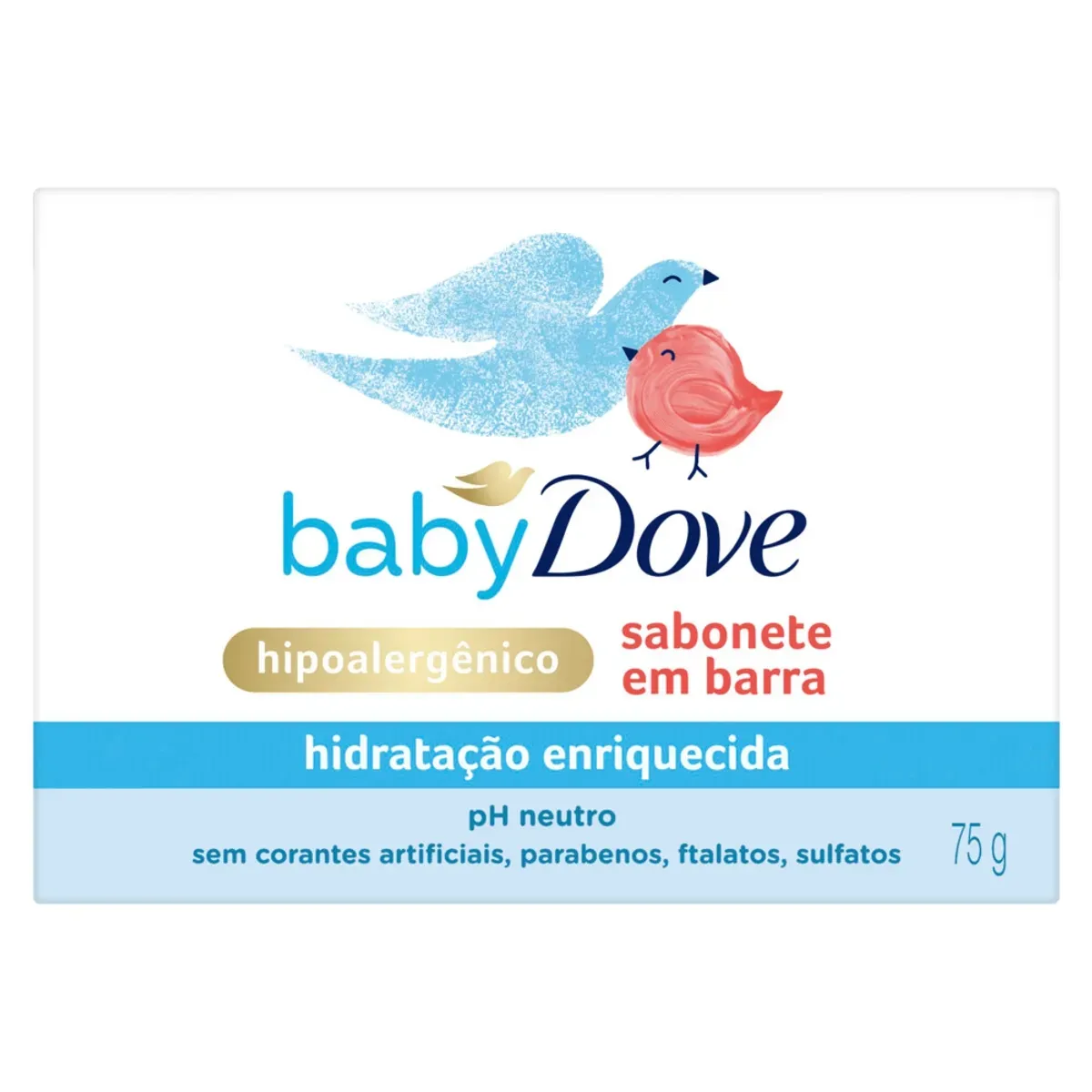Sabonete Bebê Baby Hidratação Enriquecida Dove 75G