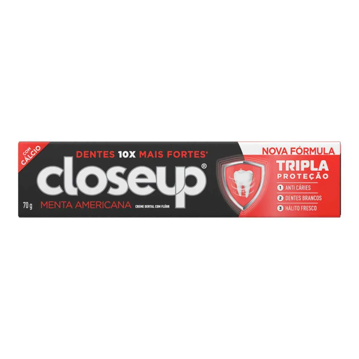 Creme Dental Close Up Tripla Proteção Menta 70G