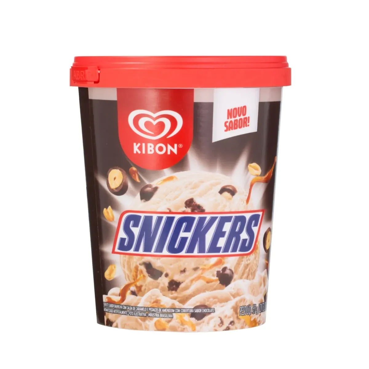 Sorvete Snickers Kibon 800ML