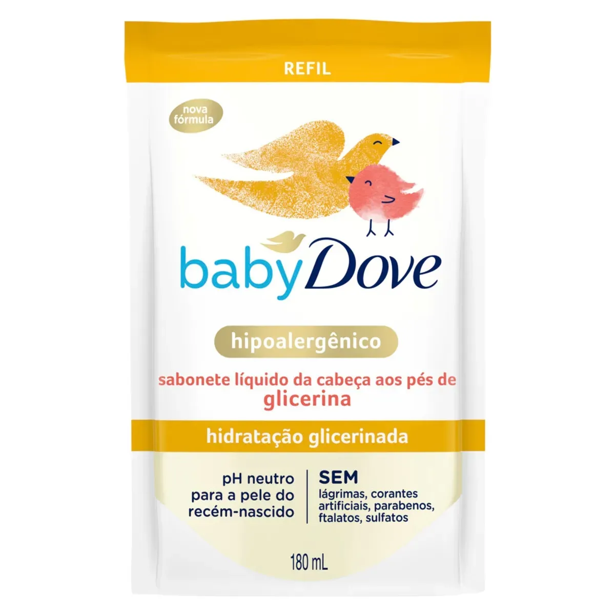 Sabonete Líquido Glicerina Baby Dove 180ML