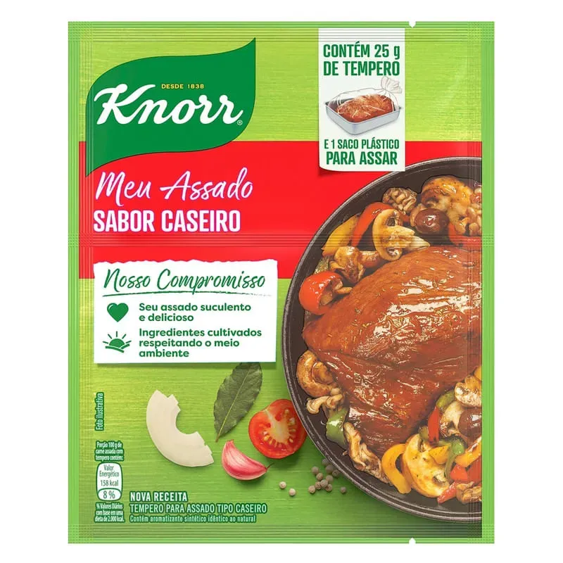 Tempero Caseiro Meu Assado 1 Saco Knorr 25G