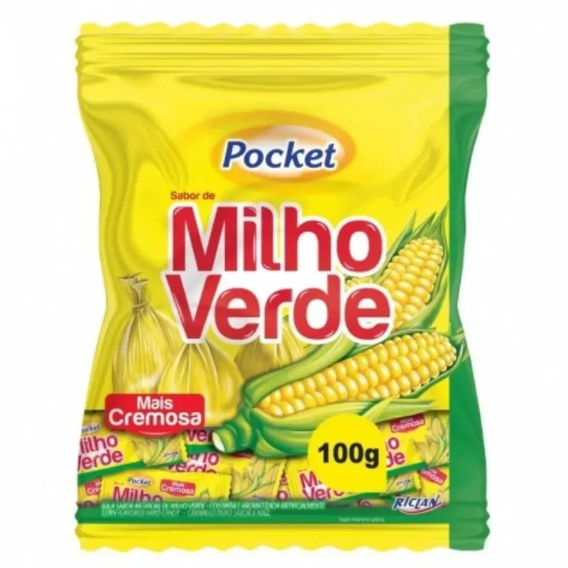 Balas Dura Milho Verde Pocket 100G