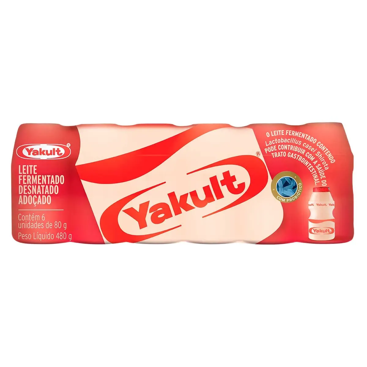 Leite Fermentado Yakult 80G 6UN