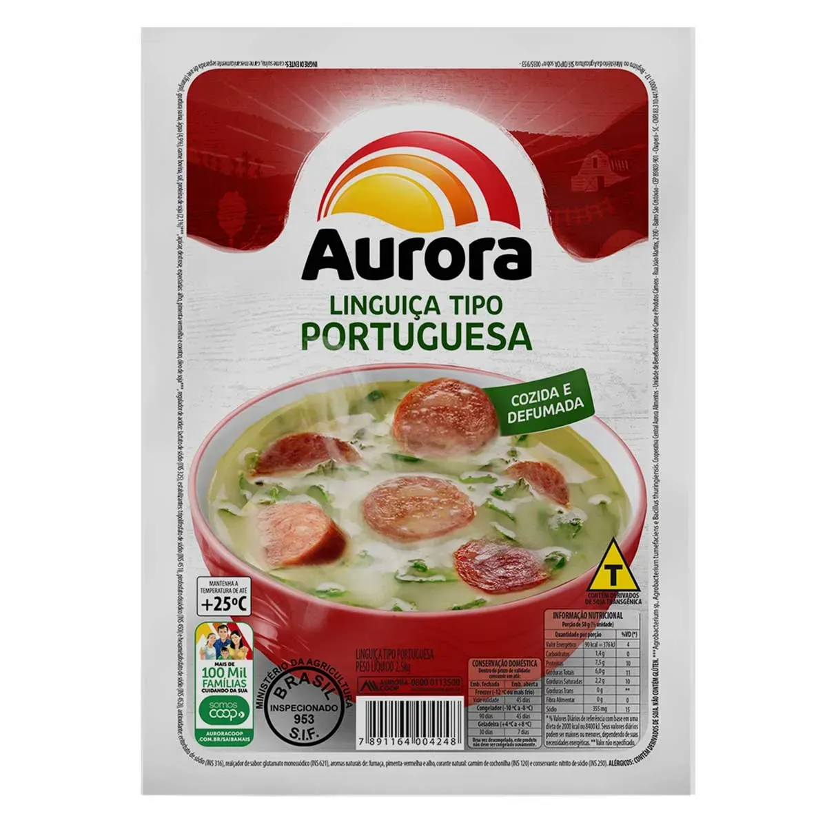 Linguiça Portuguesa Aurora 400G