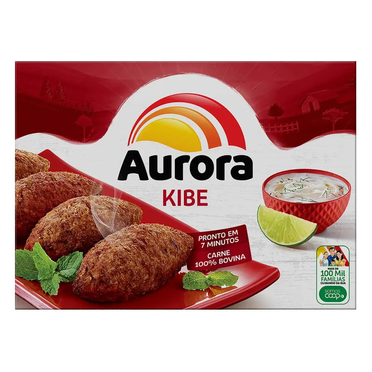Kibe de Carne Bovina Aurora 500G