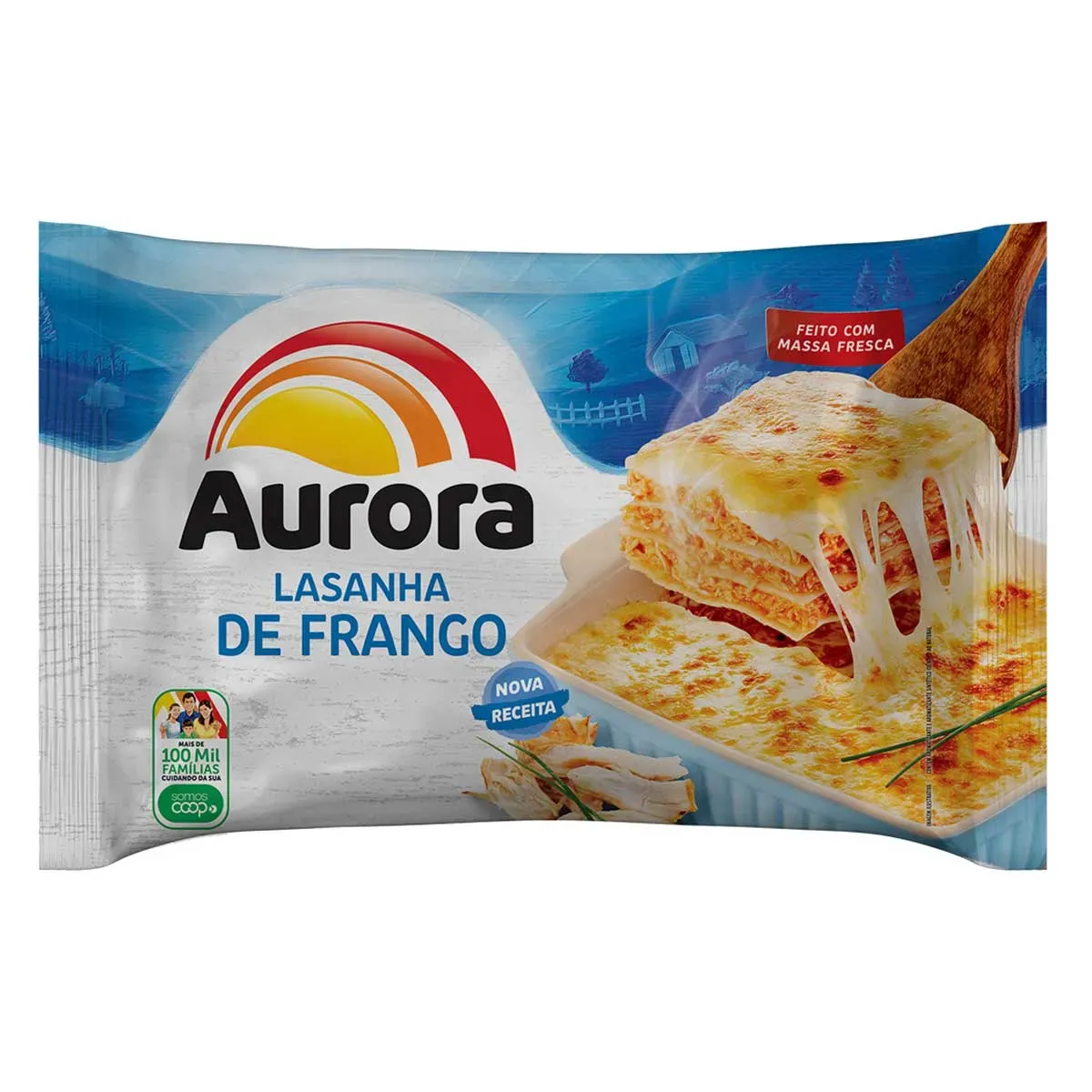 Lasanha de Frango 600 Aurora 600G