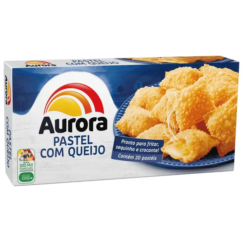 Pastel com Queijo Aurora 350G