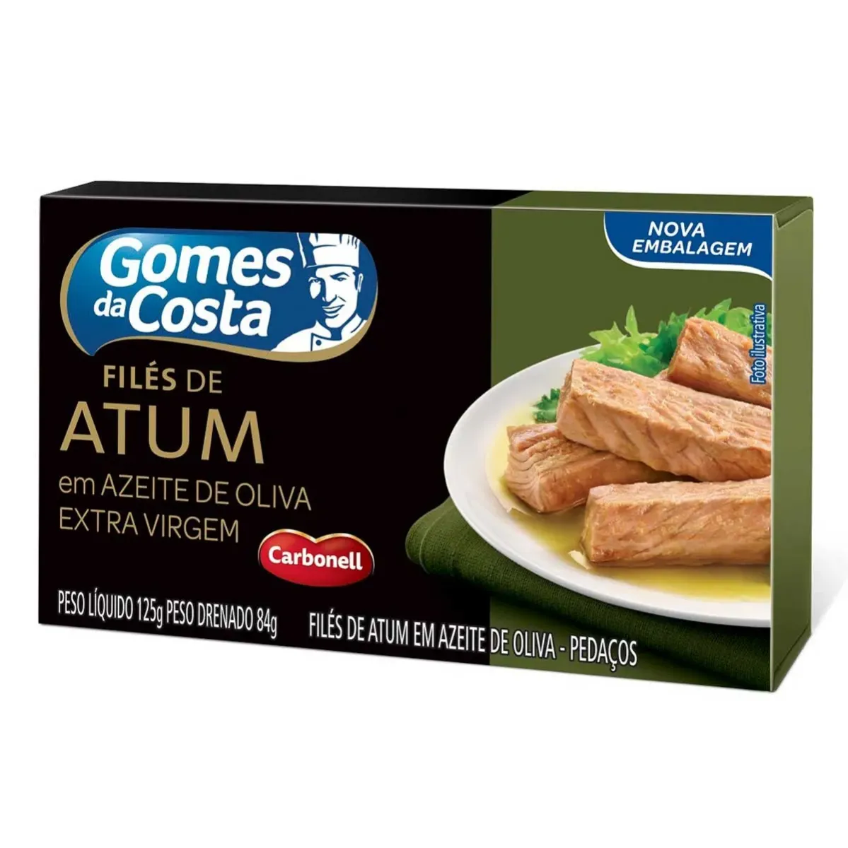 Filé de Atum em Azeite Gomes da Costa 125G