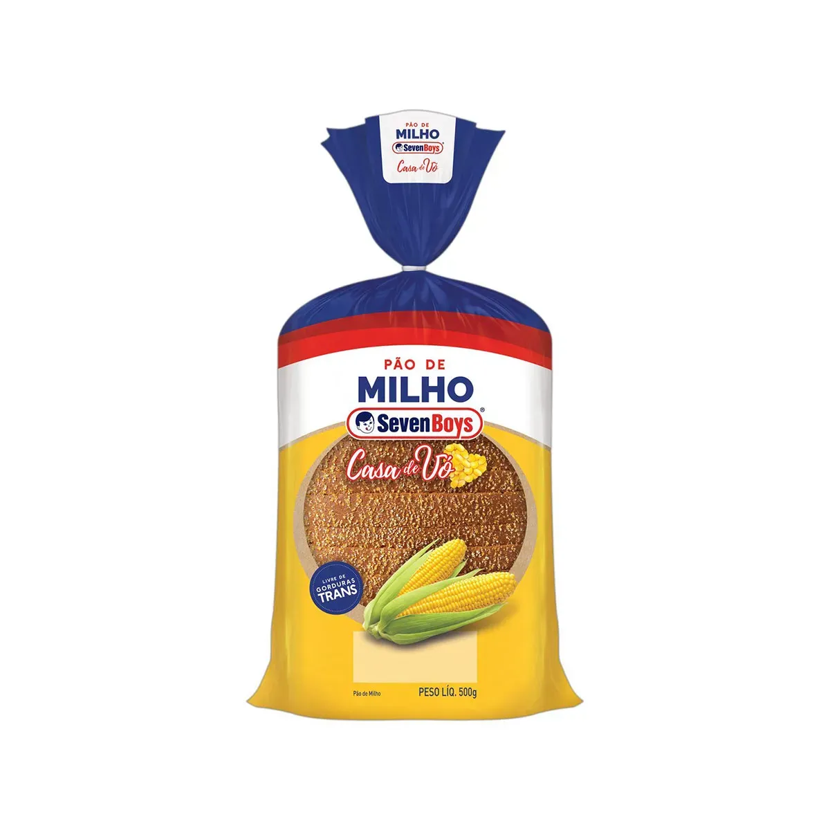 Pão de Milho Saborizados Seven Boys 500G