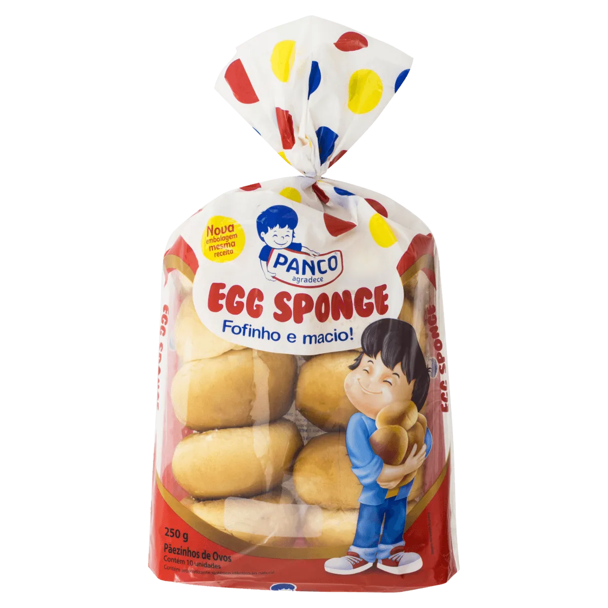Pão de Ovo Egg Sponge Panco 250G 10UN