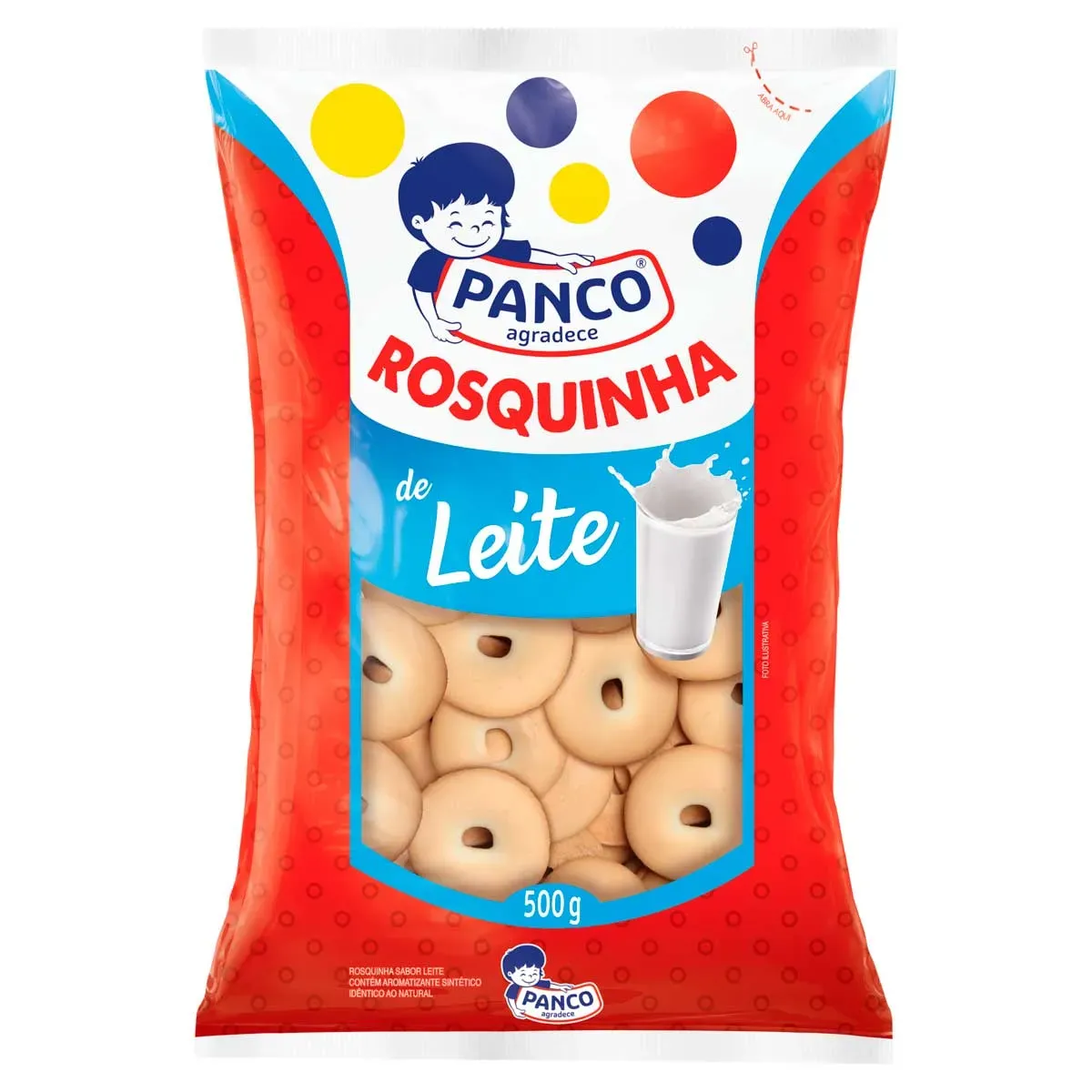 Biscoito Rosquinha de Leite Panco 500G