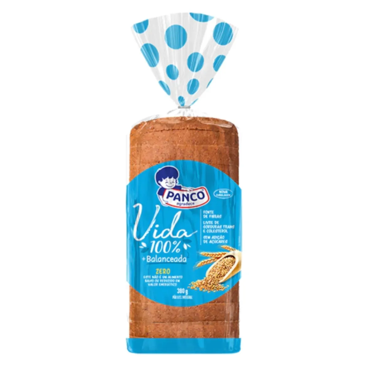 Pão de Forma Vida 100 Zero Panco 380G