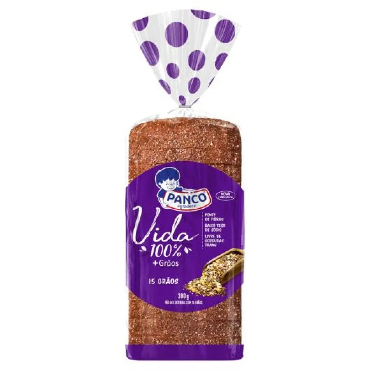 Pão 100% Grãos Panco Vida 380G