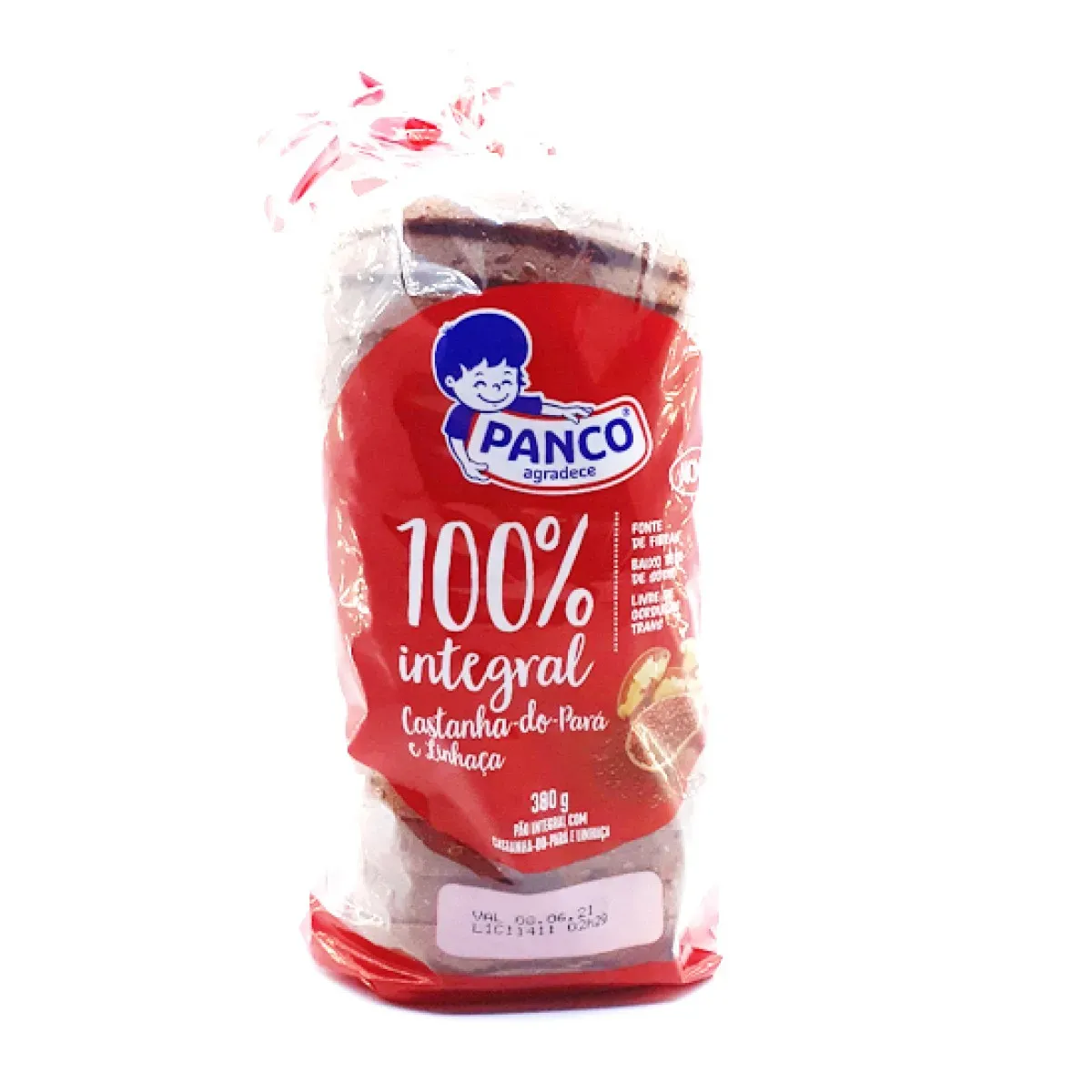 Pão Integral Castanha Linhaça Vida Panco 380G