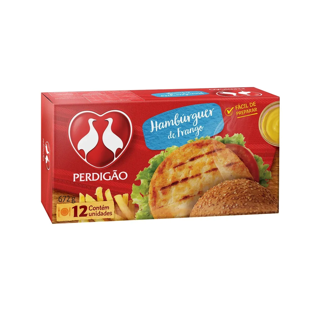 Hambúrguer de Frango Perdigão 12UN