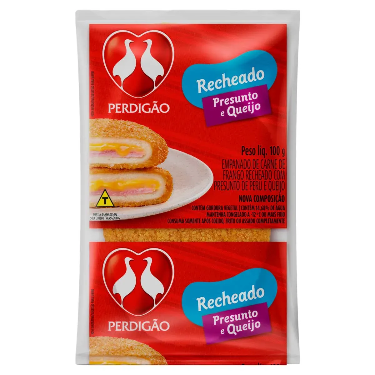 Empanado Frango Steak Recheio Perdigão 100G