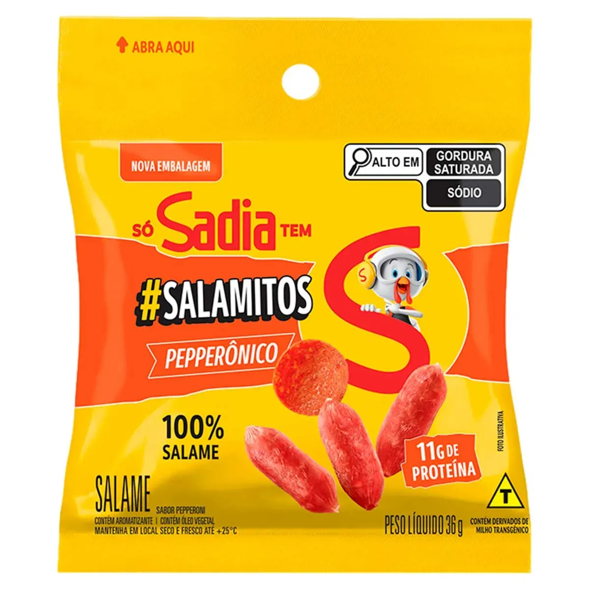 Salamitos Pepperoni Sadia 36G