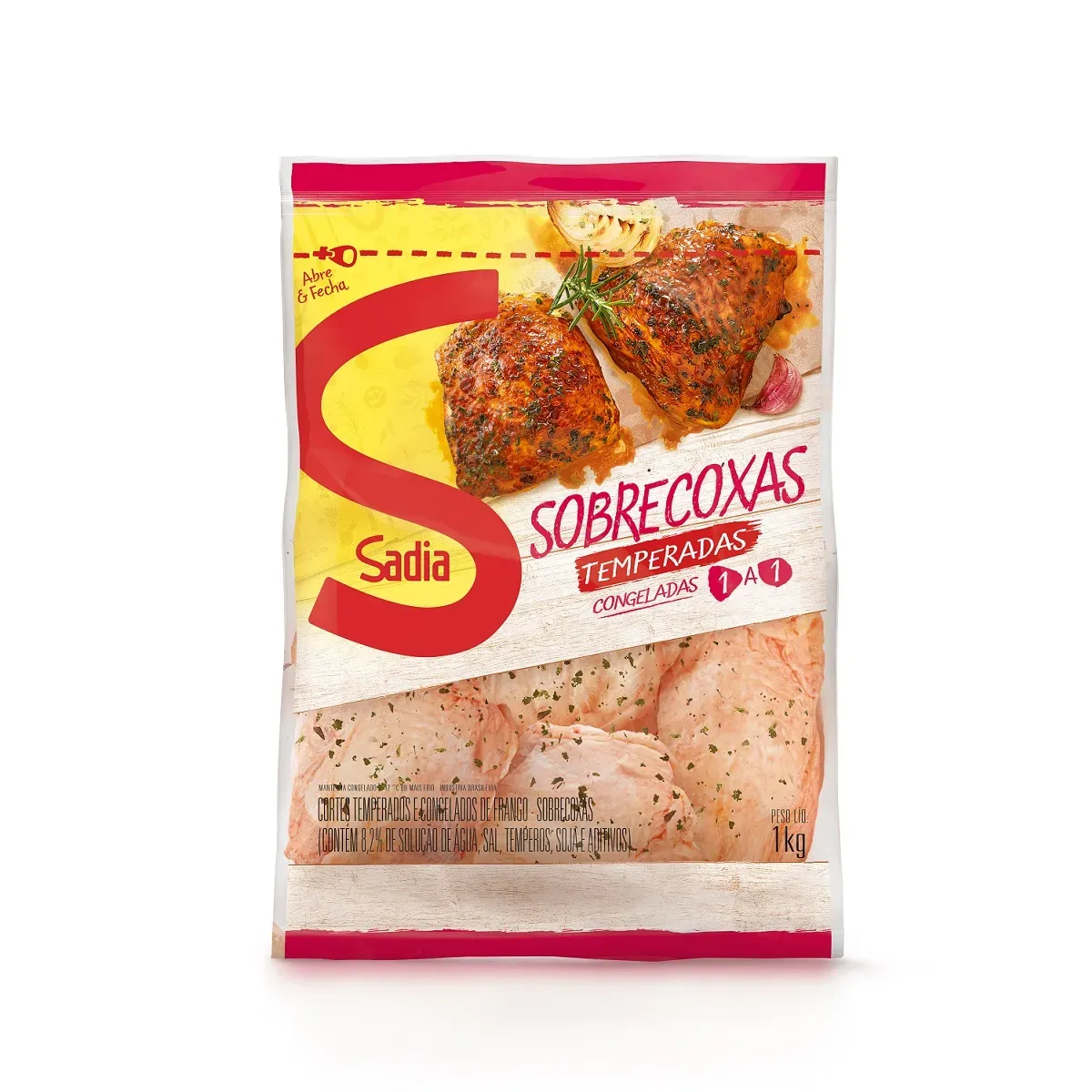 Sobrecoxa de Frango e Temperada Sadia 1KG