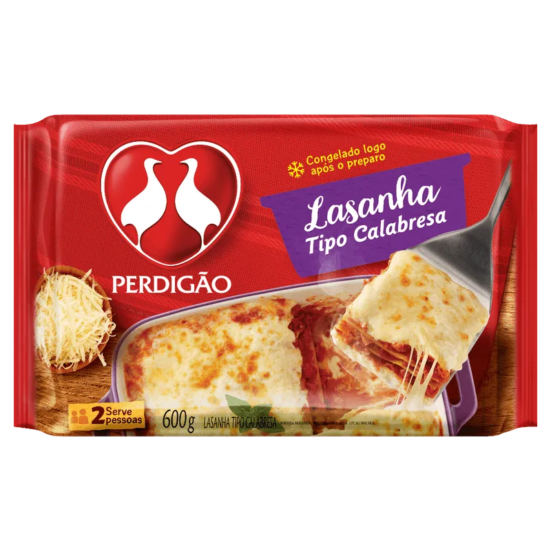 Lasanha de Calabresa Perdigão 600G
