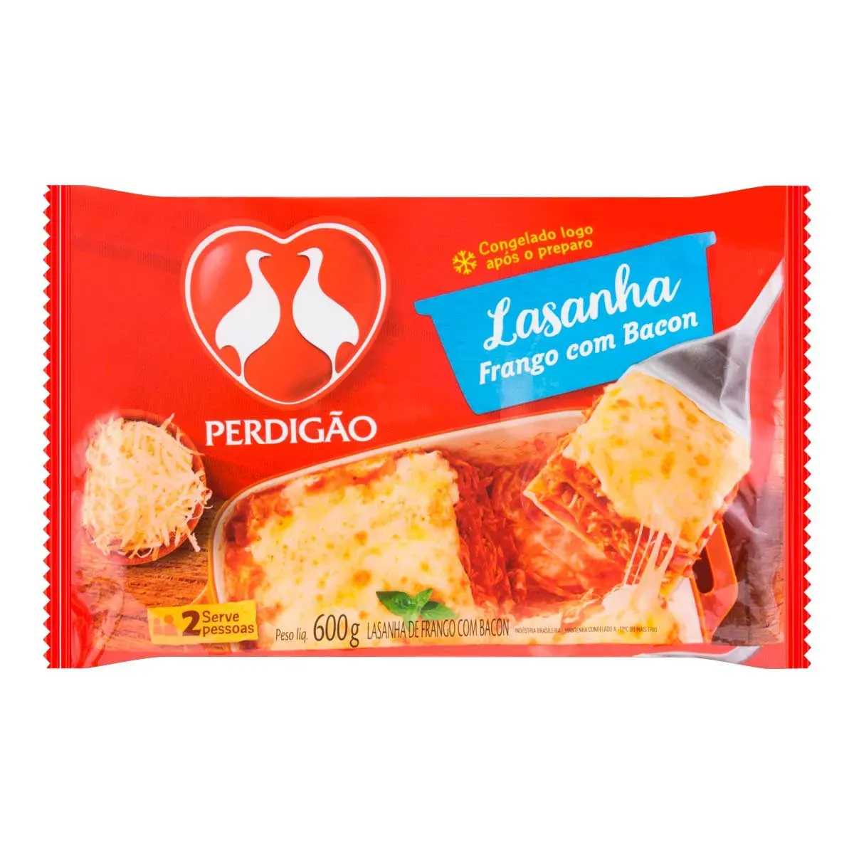 Lasanha Frango com Bacon Perdigão 600G