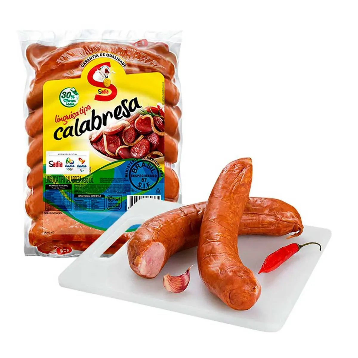 Linguiça de Calabresa Defumada Sadia 1KG