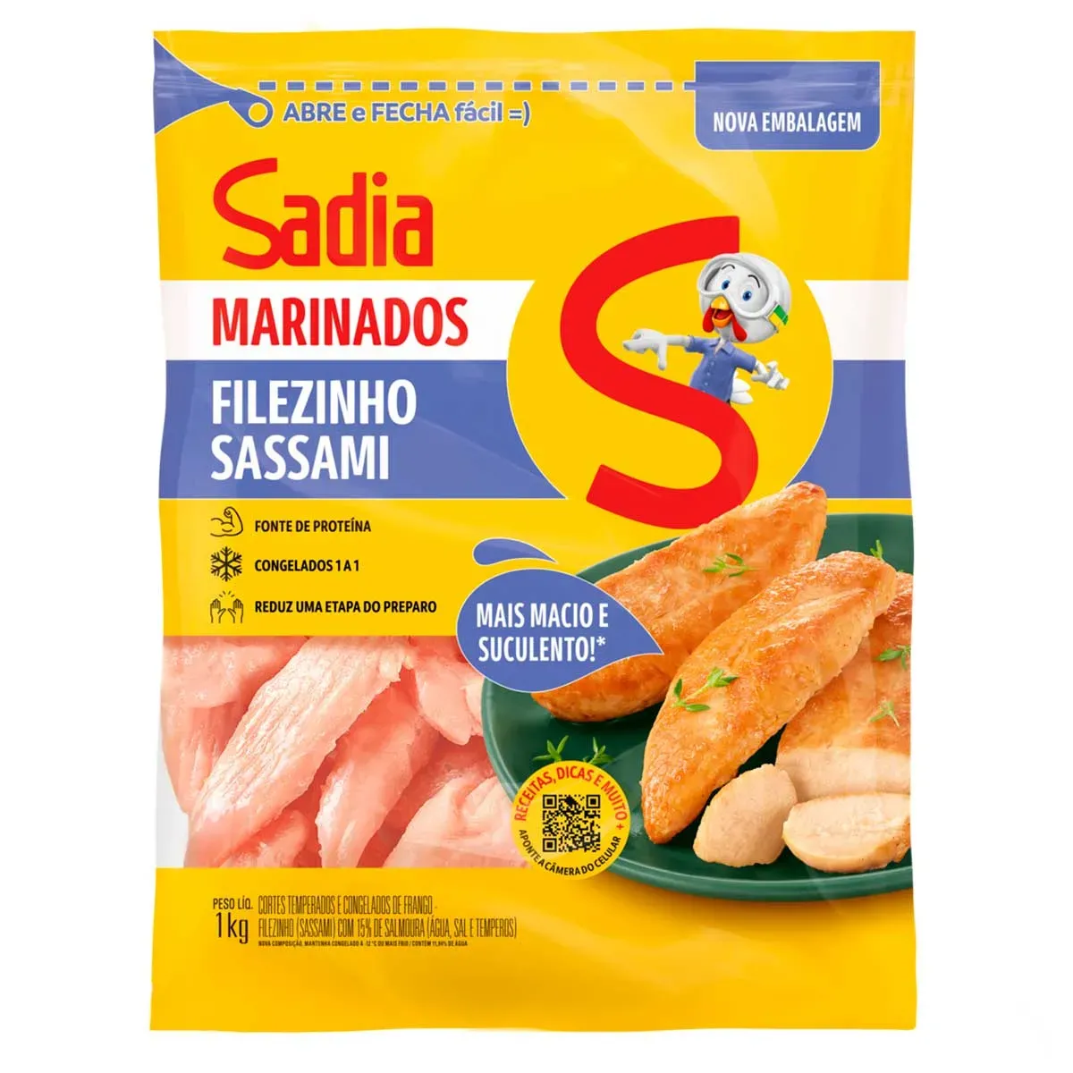 Filé de Frango Marinados Sadia 1KG