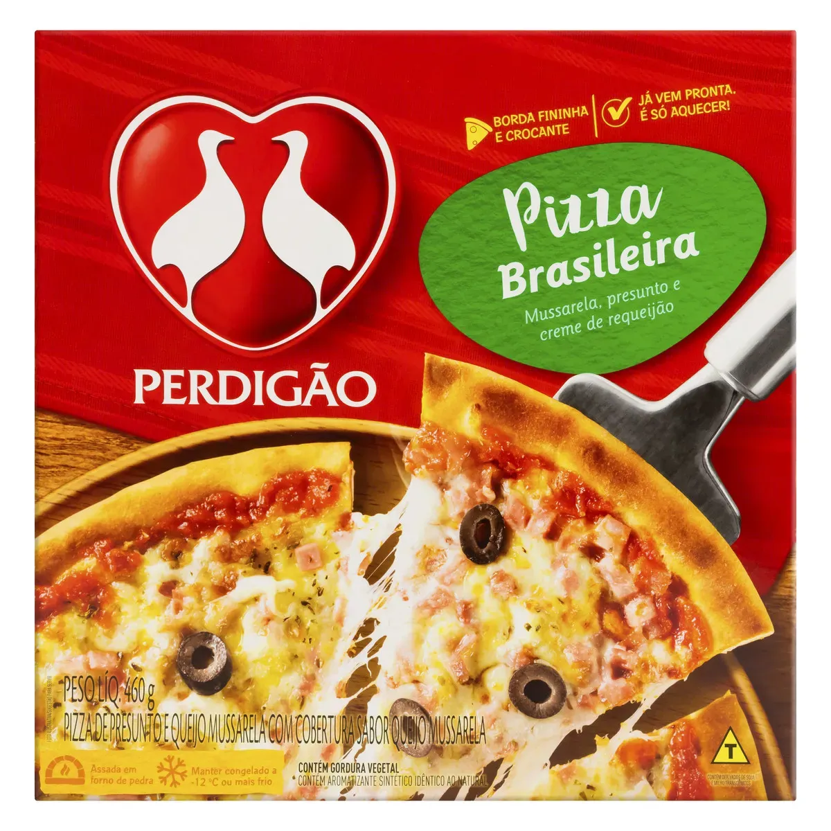 Pizza Brasileira Perdigão 460G