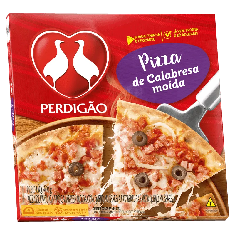 Pizza de Calabresa Perdigão 460G