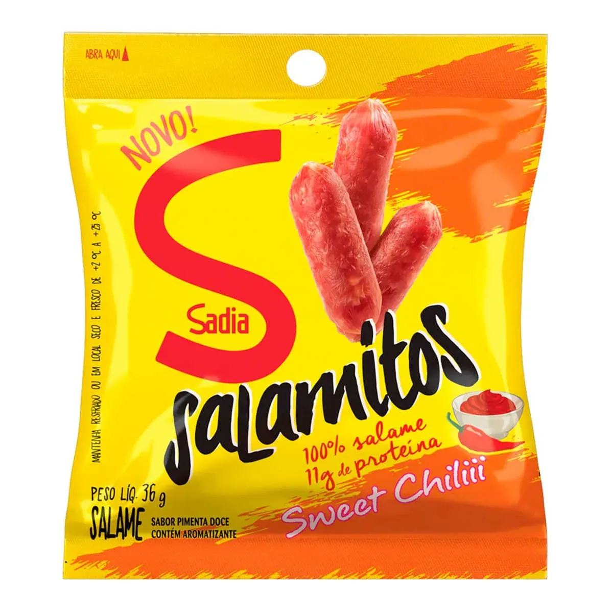Salame Snack Sweet Chilli Sadia 36G