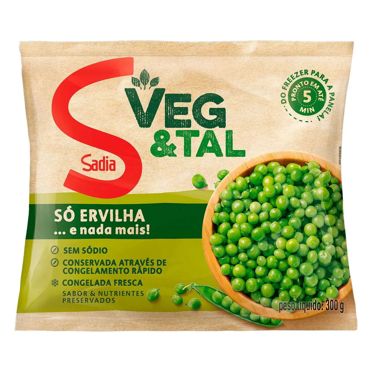 Ervilha Veg & Tal Sadia 300G